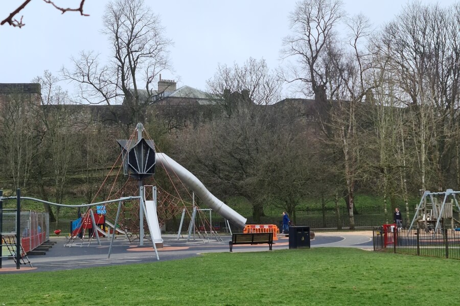 Play area in Bitts Park, Carlisle