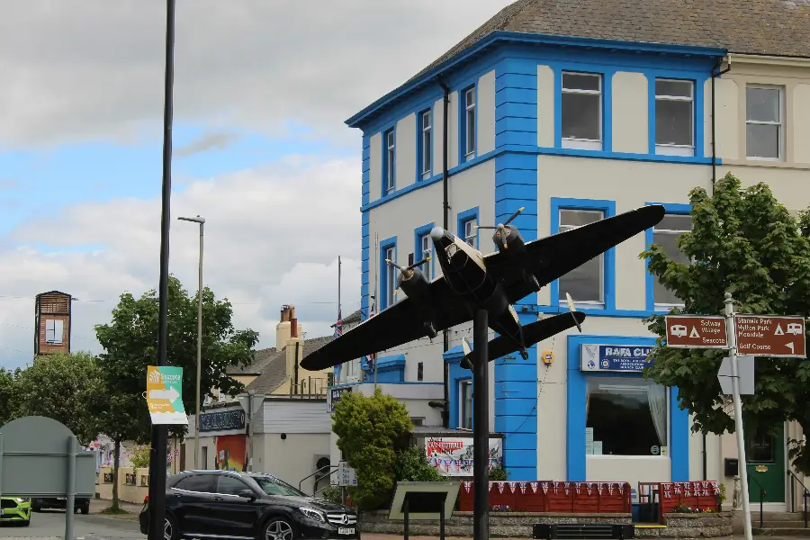 Model aeroplane in Silloth