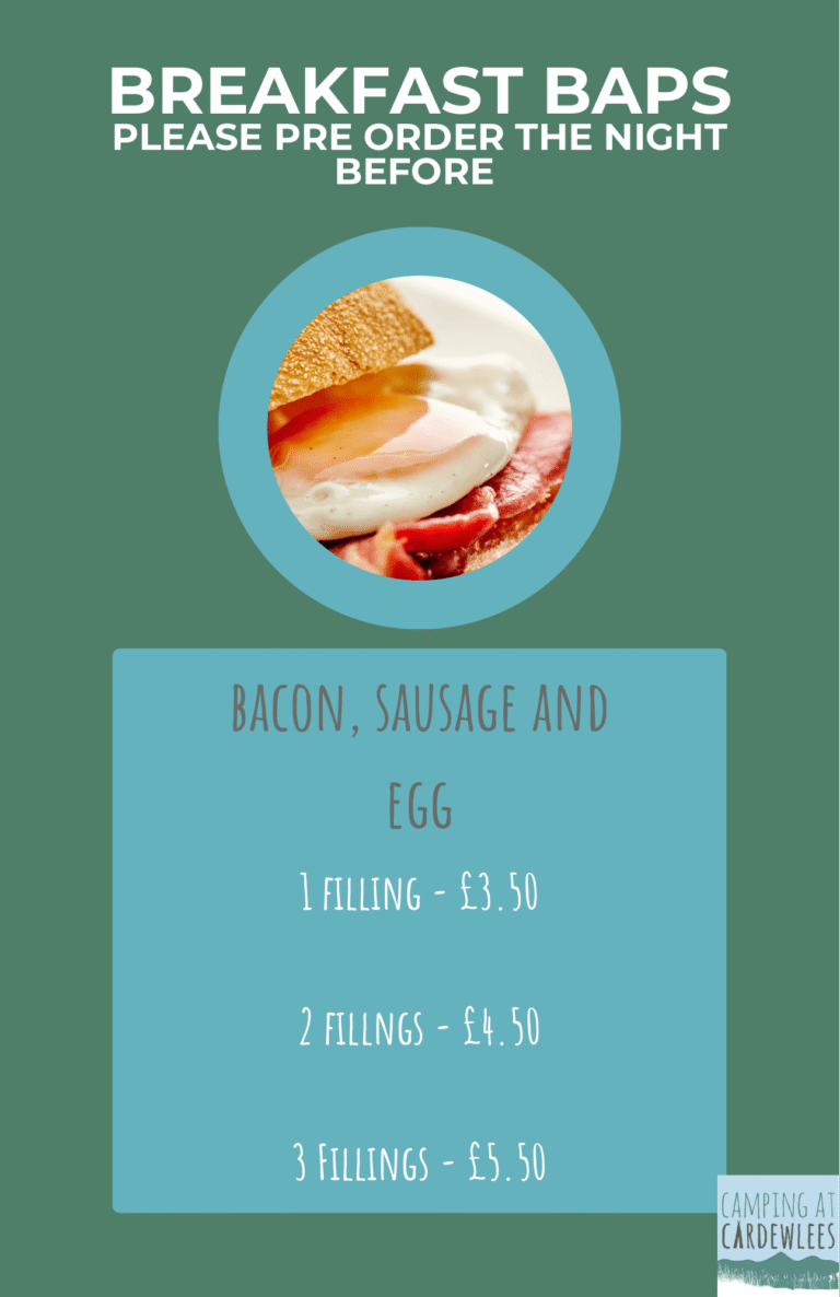 Cafe Cardewlees Breakfast Menu Aug 2026