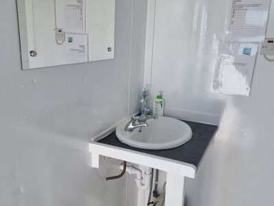 Bathroom facilities on the campsite